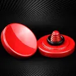 Soft Shutter Release Button (2 Pack/Red) High-end Concave Camera Shutter Button