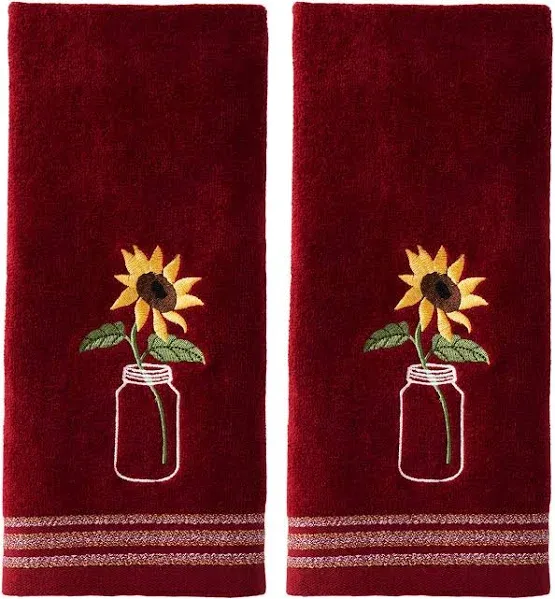 SKL Home Sunflower in Jar Hand Towel Set