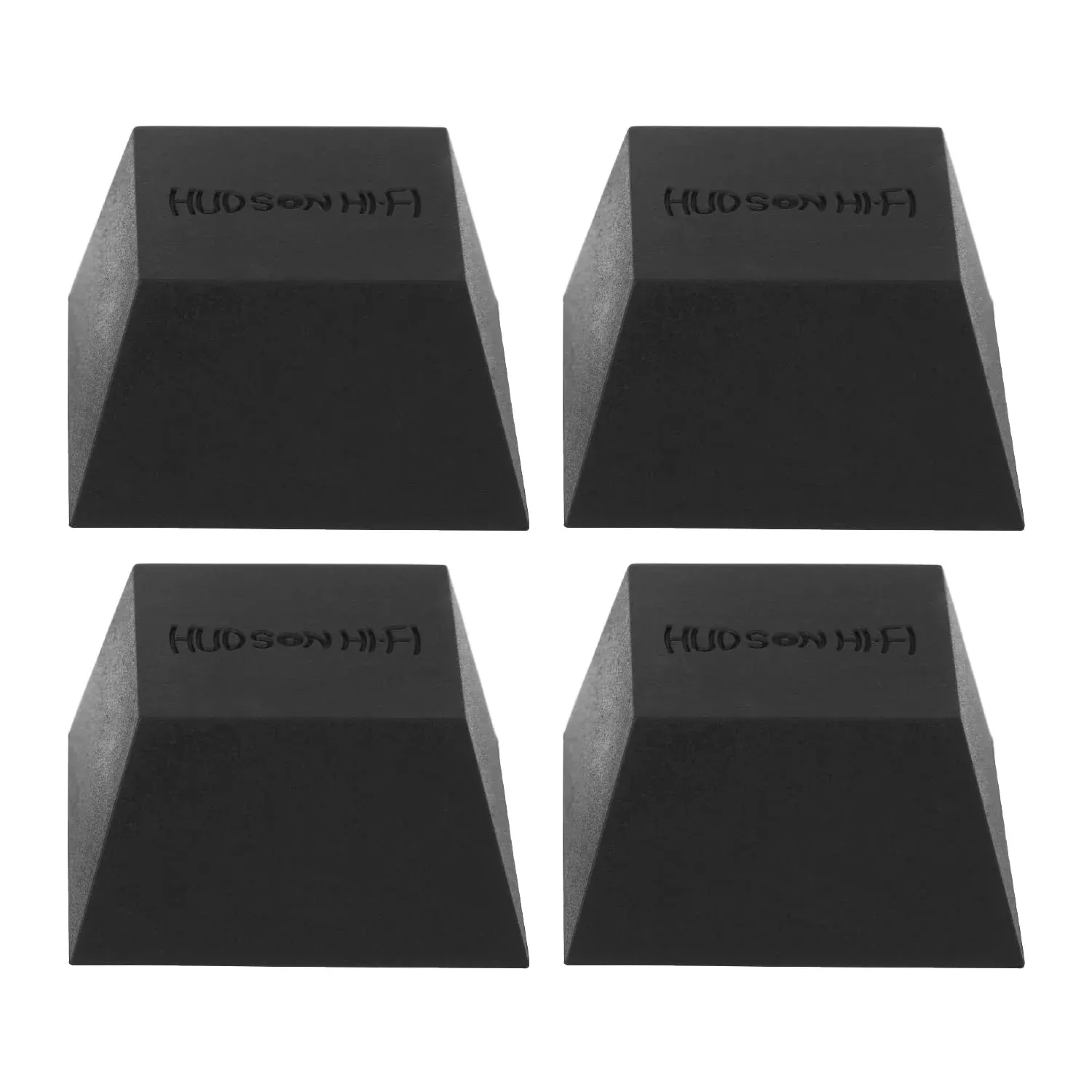 Hudson Hi-Fi IsoBlock Silicone Isolation Feet - Speaker and Subwoofer Pad (4 Pack)