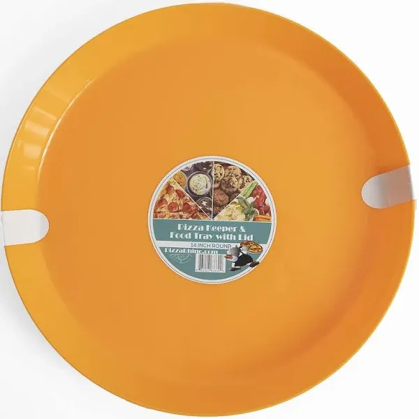 14 inch Round Pizza Keeper (Orange)