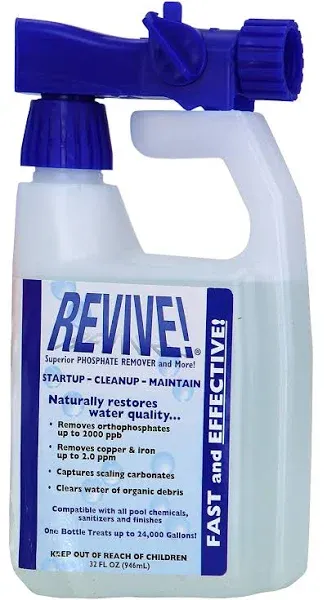 Swimming Pool Phosphate and Algae Remover Chemical for Pools - 32 oz