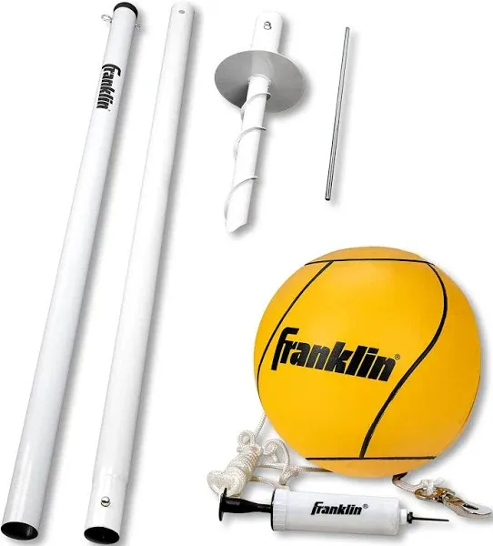 Franklin Sports Tetherball Tetherball Ball, Rope and Pole Set