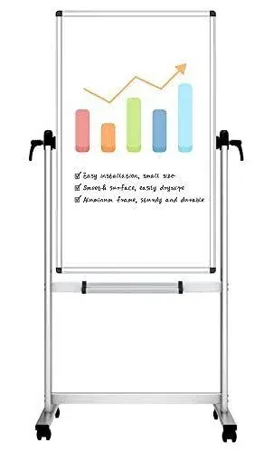 VIZ-PRO Double-Sided Magnetic Mobile Whiteboard