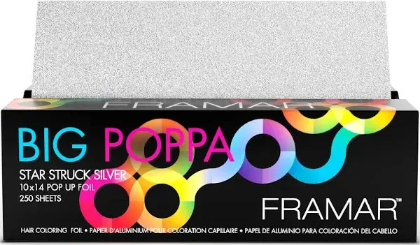 Framar “Big Poppa” 14 x 10 Pop Up Foils Star Struck Silver 250 Sheets