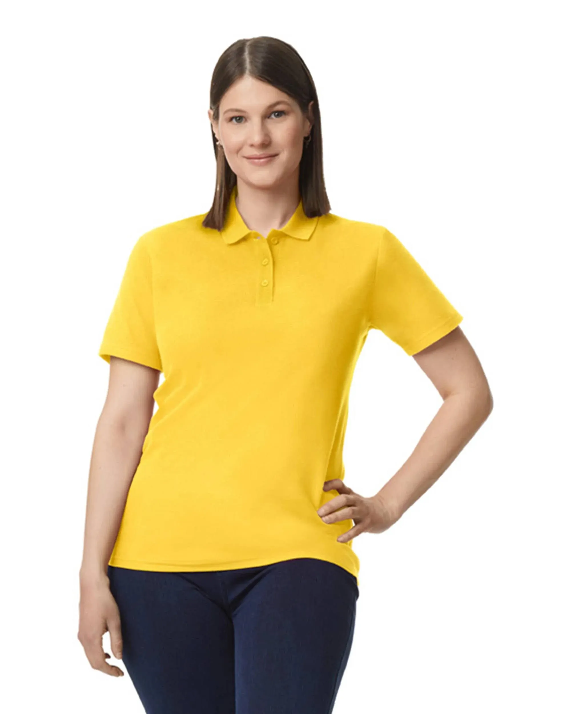 Gildan G648L - Ladies Softstyle Double Pique Polo Daisy - XL