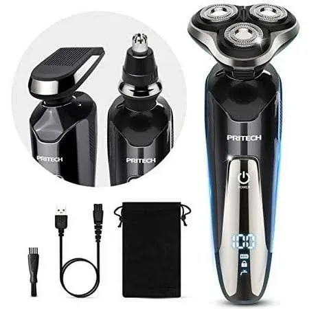 PRITECH Men's Electric Cordless Razor