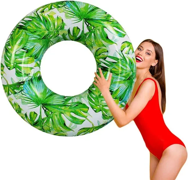 Pool Float for Adult, Inflatable Pool Float Tube, Pool Swim Ring, Water Fun Large Blow Up Summer Beach Swimming Raft Kids and Adults.