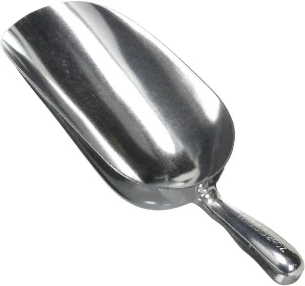 Winco AS-24 24 oz Aluminum Scoop