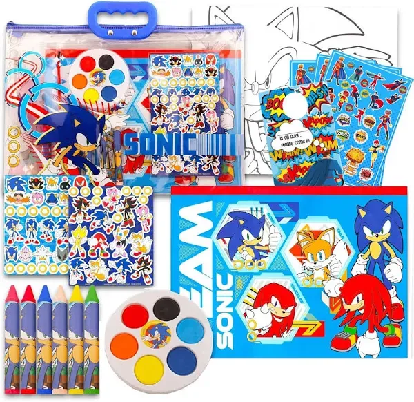 Sonic The Hedgehog Drawing and Painting Set