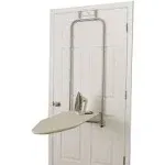 Household 144222 Self-closing Over-the-door Ironing Board With Iron Holder