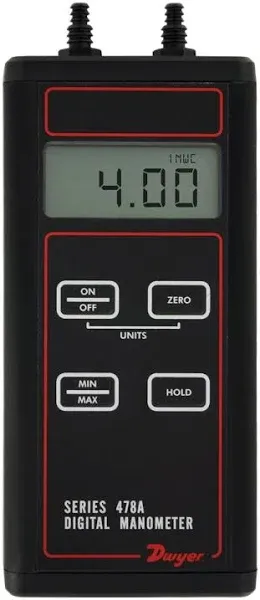 Dwyer 478A-1 Digital Differential Manometer