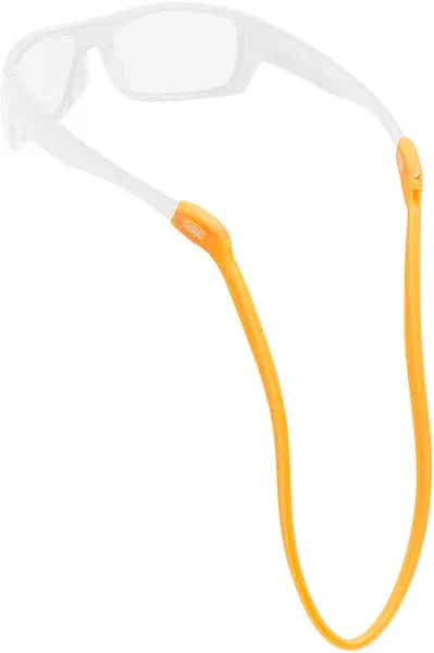 Chums Switchback  Eyewear Retainer, Orange Silicone Set Of 2.