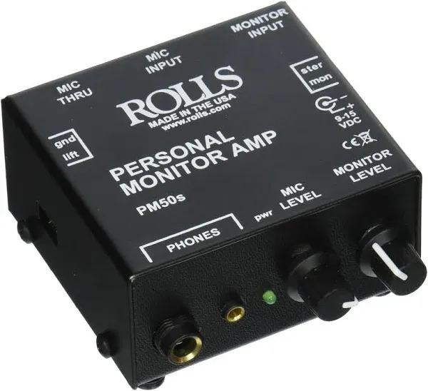 Rolls PM50S Personal Monitor Amplifier