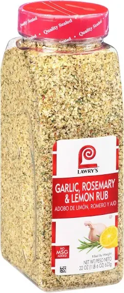 Lawry's Garlic, Rosemary, and Lemon Rub