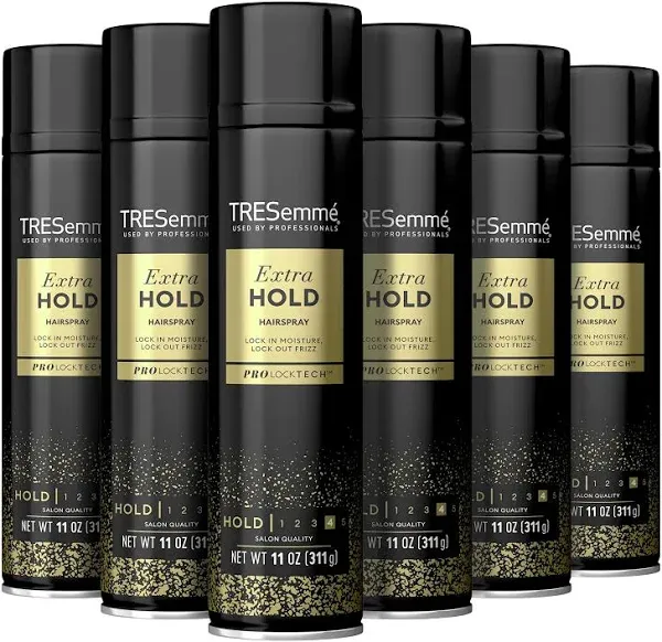 TRESemmé Tresemm Extra Hold Hairspray Pack of 6 with Pro Lock Tech For 24H Frizz Control