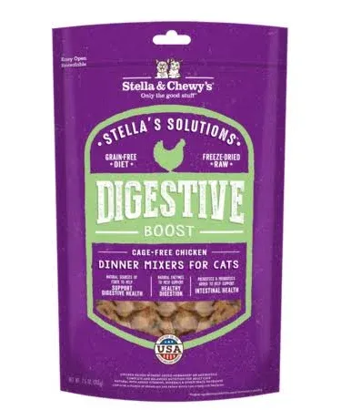 Stella & Chewy's Solutions Digestive Boost Chicken Freeze Dried Cat Food