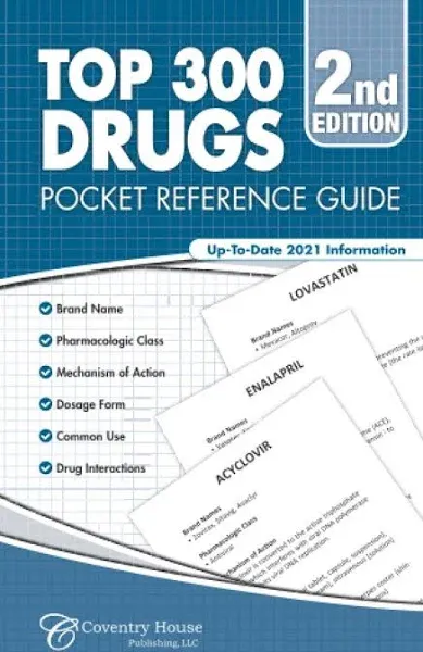 Top 300 Drugs Pocket Reference Guide (2021 Edition)