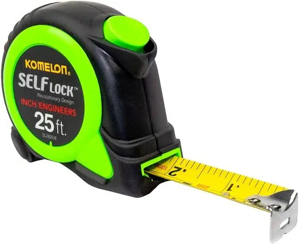 Komelon SL2825IE Self Lock Tape Measure