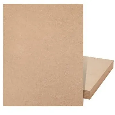 1/4 in MDF Wood Chipboard Sheets for Crafts, Engraving, Painting (11x14 in, 6...