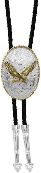 Montana Silversmiths Eagle Two Tone Bolo Tie - Accessories Jewelry - Bt6