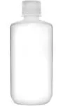 EISCO Reagent Bottle, 1000ml - Narrow Mouth with Screw Cap - Polypropylene - Translucent