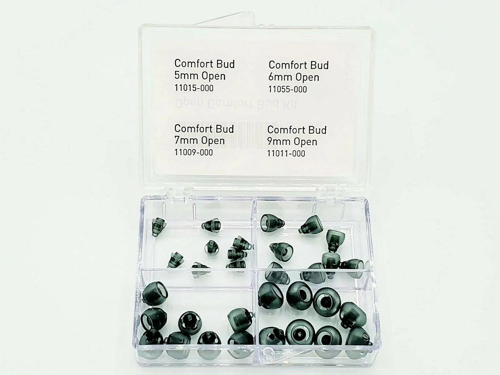 Starkey Hearing Aid Domes Comfort Ear Buds Open/Vented Variety Pack 32 Domes