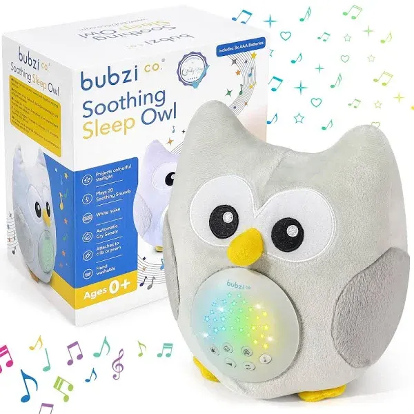 Bubzi Co Soothing Sleep Owl Lullabies and Starlight Brand New