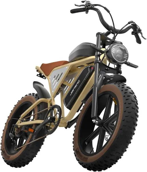 Electric Bike 20" x 4.0 Electric Bike for Adults with 750W Brushless Motor, 48V 34Ah Removable Dual Battery, Extra Long Cruising Range,7-Speed Transmission UL Certified