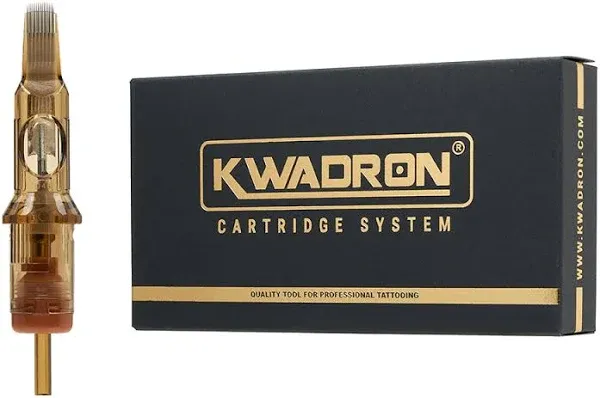 Kwadron Cartridge Tattoo Needles Cartridges Box Of 20 Curved Mag Shaders Long Taper