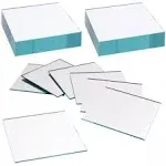 50 Pack Square Mirror Tiles, 3 Inches Small Glass Mirrors for Crafts, DIY Pro...