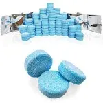 100 Pcs Car Windshield Washer Tablets,Windshield Wiper Fluid,1 Pack Makes 105 Gallons,1 Piece Makes 1.05 Gallons(Winter: Use With De-icer or Methanol)