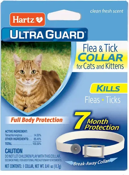 Hartz UltraGuard Flea & Tick Collar for Cats and Kittens ( Fresh Scent)