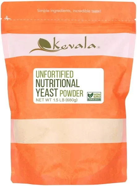 Kevala Unfortified Nutritional Yeast Powder