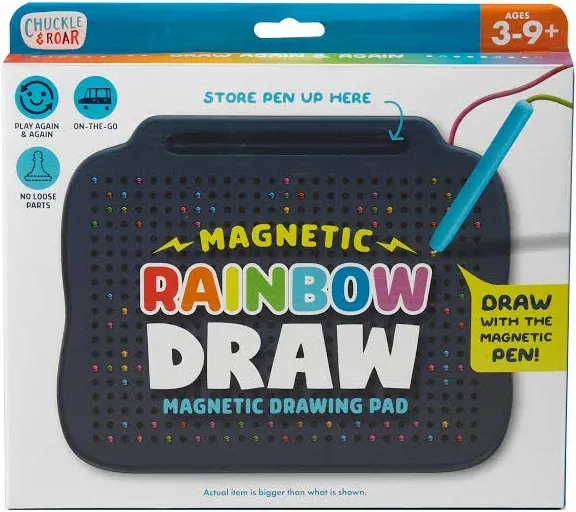 New Chuckle &amp; Roar’s Magnetic Rainbow Drawing Pad travel drawing pad