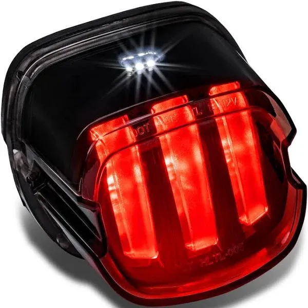 Harley LED Brake Tail Light for Harley Davidson Sportster Dyna Fatboy Softail Road King Glide, Dot Approved