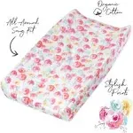 Honest Baby Organic Cotton Changing Pad Cover - Sugar Swizzle/Ivory