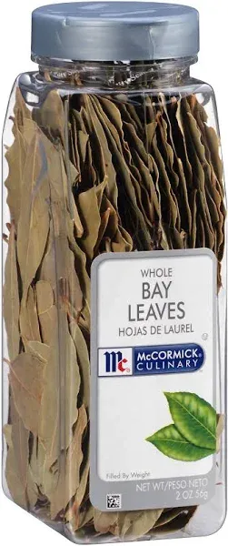 Mccormick Culinary Whole Bay Leaves One Container Bay Leaves Perfect Stews and Marinades