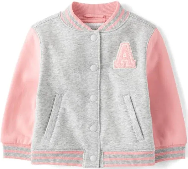 The Children's Place Baby Girls Varsity Bomber Jacket