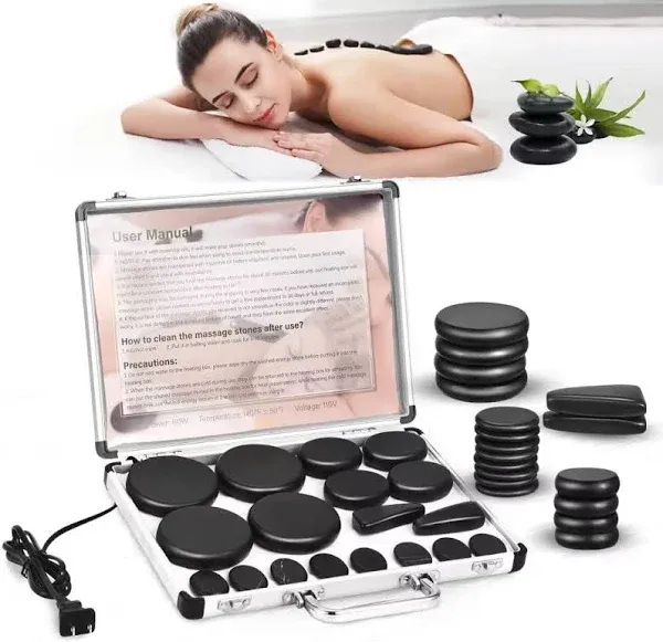 SLIMSTY Hot Stones Massage Set