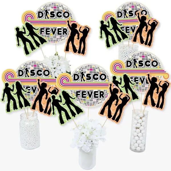 70's Disco Disco Fever Party Centerpiece Sticks