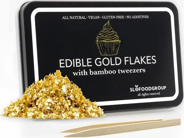 Edible Gold Leaf Flakes