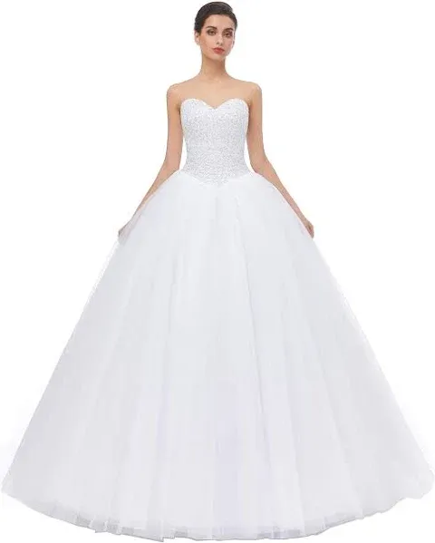 Women&#x27;s Ball Gown Bridal Wedding Dresses