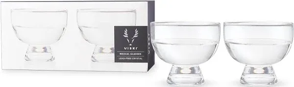 Viski Crystal Mezcal Glasses (Set of 2)