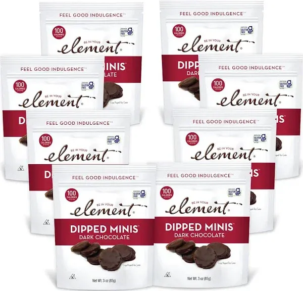 Element Dark Chocolate Dipped Mini Rice Cakes