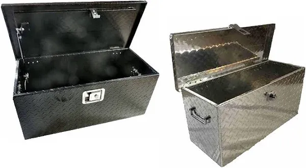 Polaris Full Size Ranger Diamond Plate Aluminum Tool Box Large 31 inches Long  | eBay