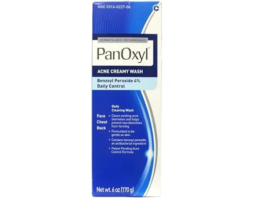 Panoxyl Acne Creamy Wash 4 Benzoyl Peroxide