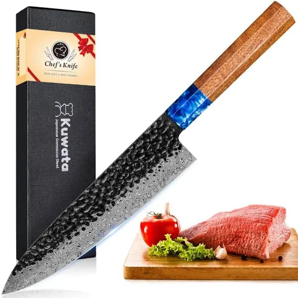 Gyuto Chefs Knife 8 inch Damascus Steel Meat Cooking Knife