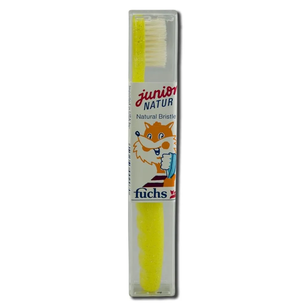 Fuchs Junior Natur Natural Bristle Child Medium Toothbrush