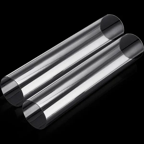 FengWu 2pcs Acrylic Tube 3'' 75mm OD x 2mm Wall Thickness Clear Plastic Pipe