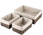 Hosroome Handmade Storage Basket Wicker Baskets for Organizing Shelf Baskets